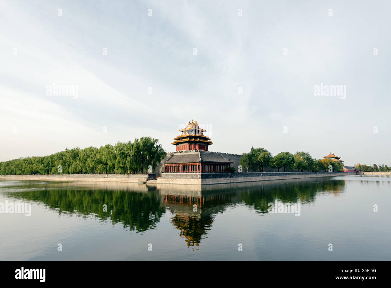 Northwest Wall of Forbidden City, Beijing China Stock Photo - Alamy