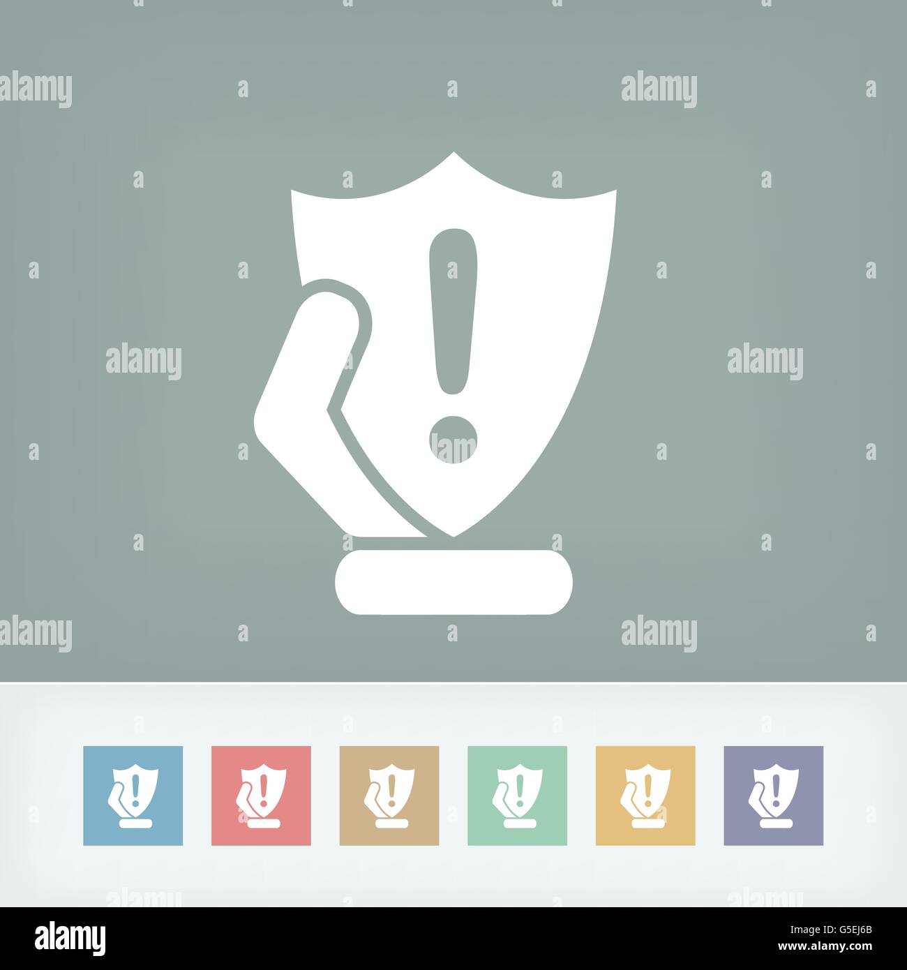 Protection shield icon Stock Vector Image & Art - Alamy