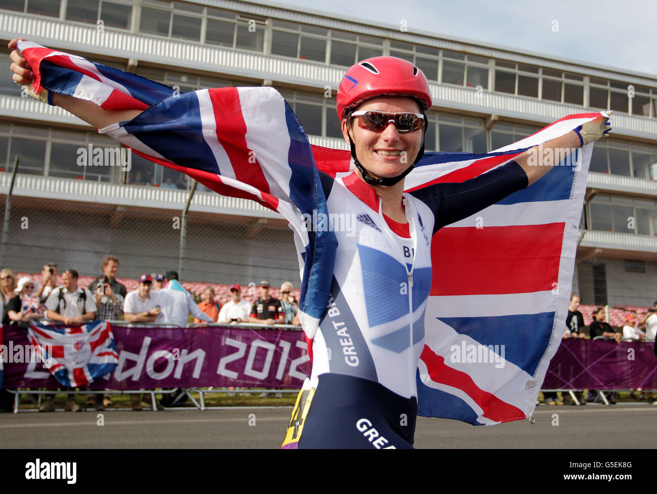 Great Britain's Sarah Storey celebrates after winning the Women's ...