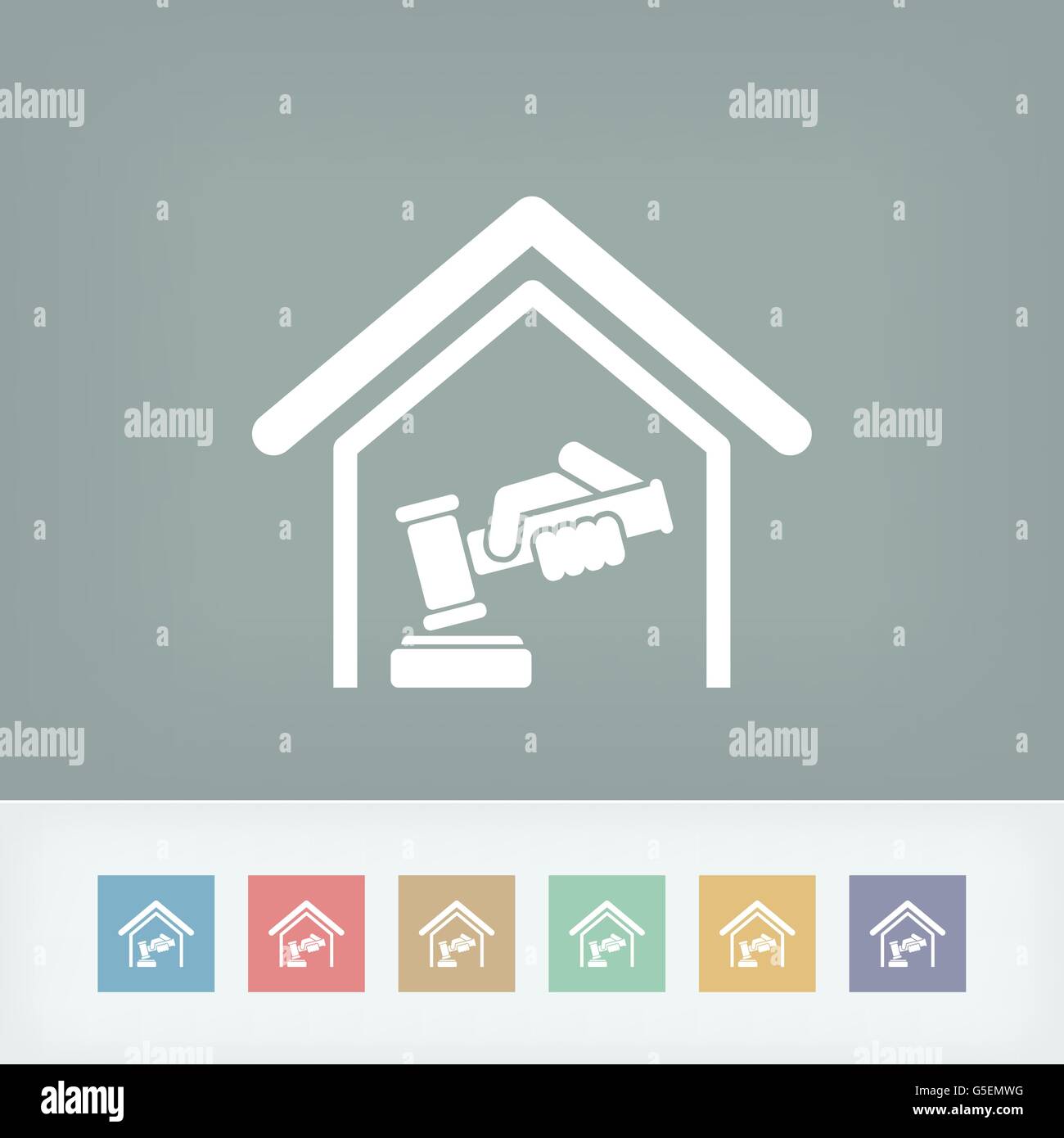 Court gavel icon Stock Vector Image & Art Alamy