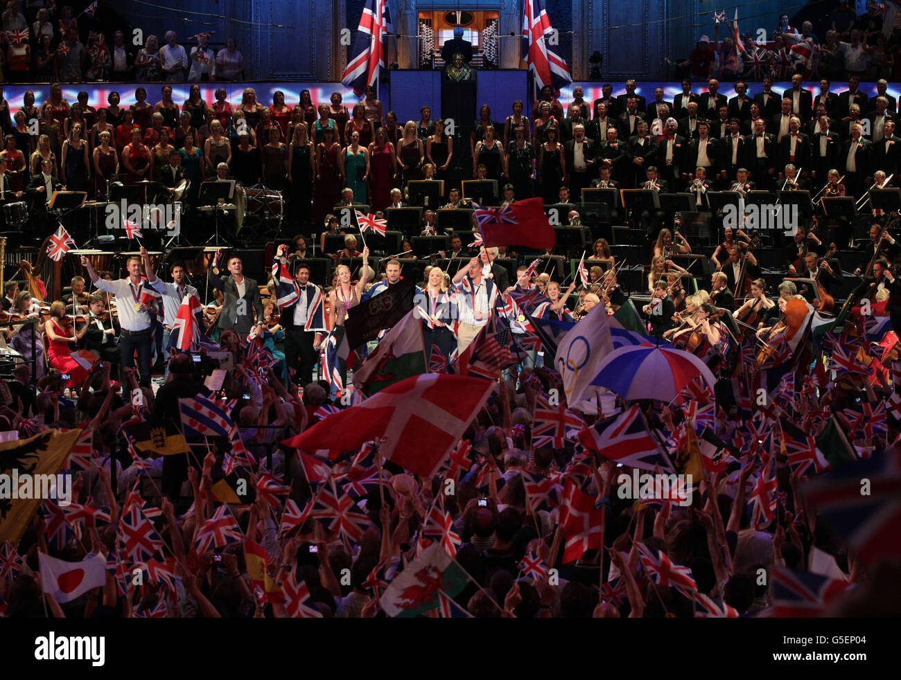 BBC Last night of the Proms Stock Photo Alamy