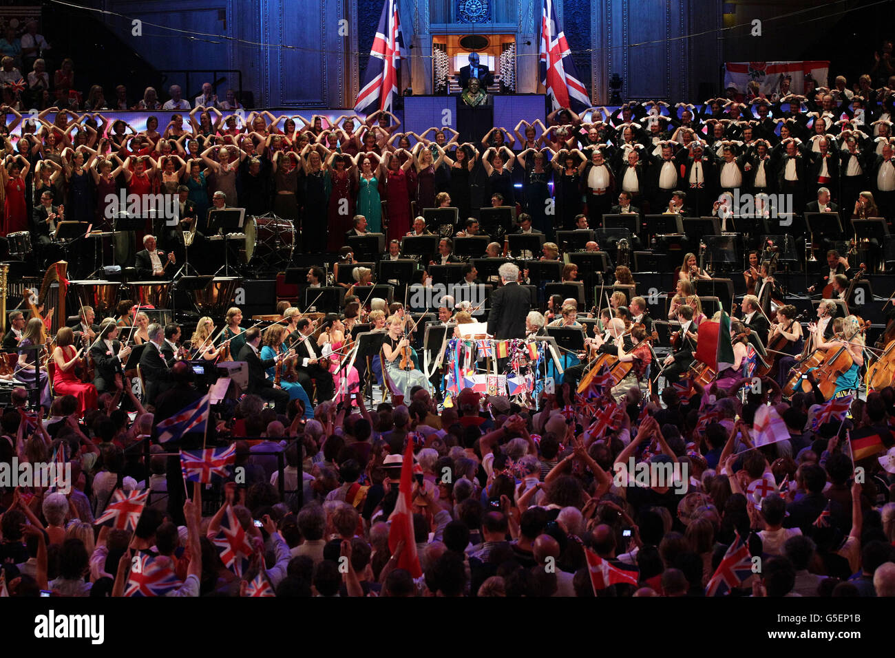 BBC Last night of the Proms Stock Photo 106660103 Alamy