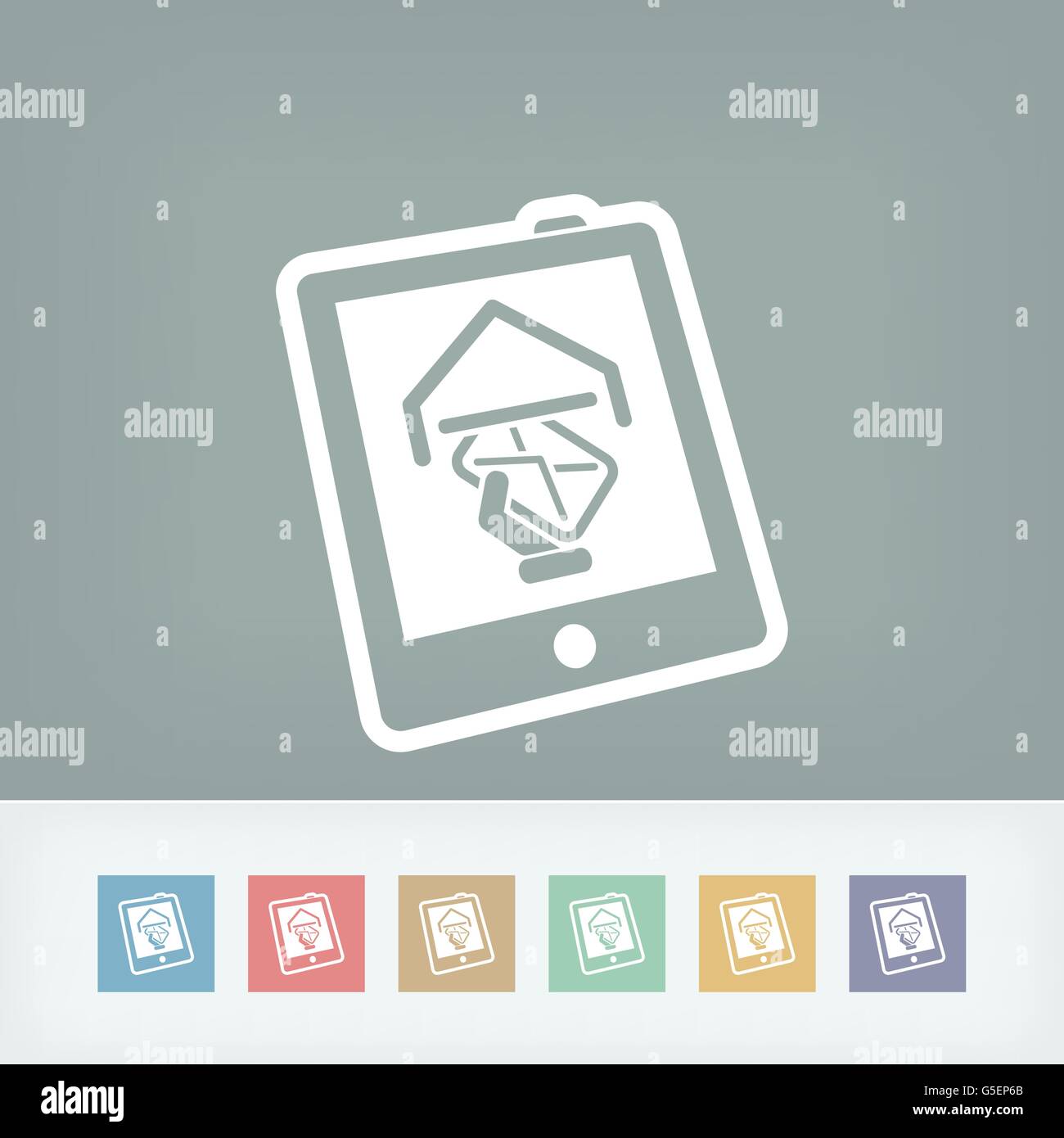 Tablet mail icon Stock Vector Image & Art - Alamy