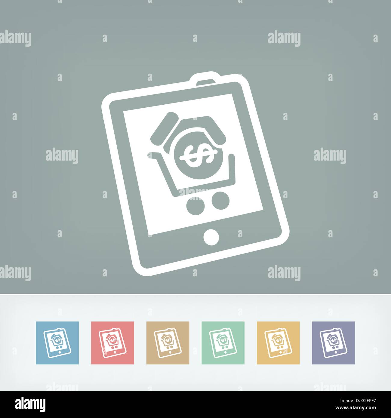 Tablet store icon Stock Vector Image & Art - Alamy