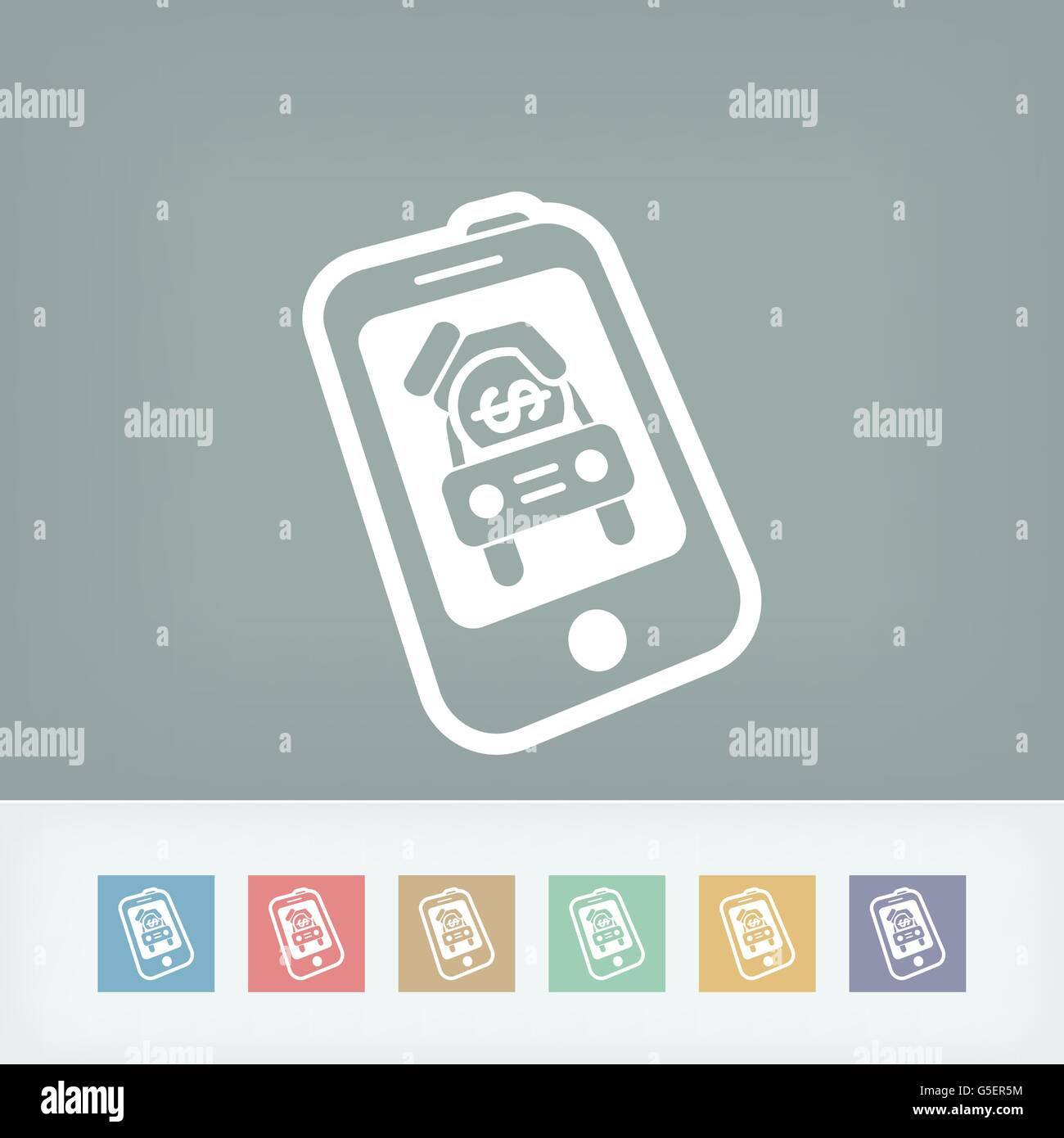 Automotive mobile icon Stock Vector Image & Art - Alamy