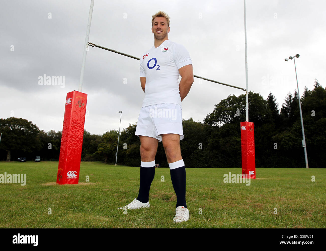 Rugby Union - England Kit Launch - Drybrook Rugby Club Stock Photo