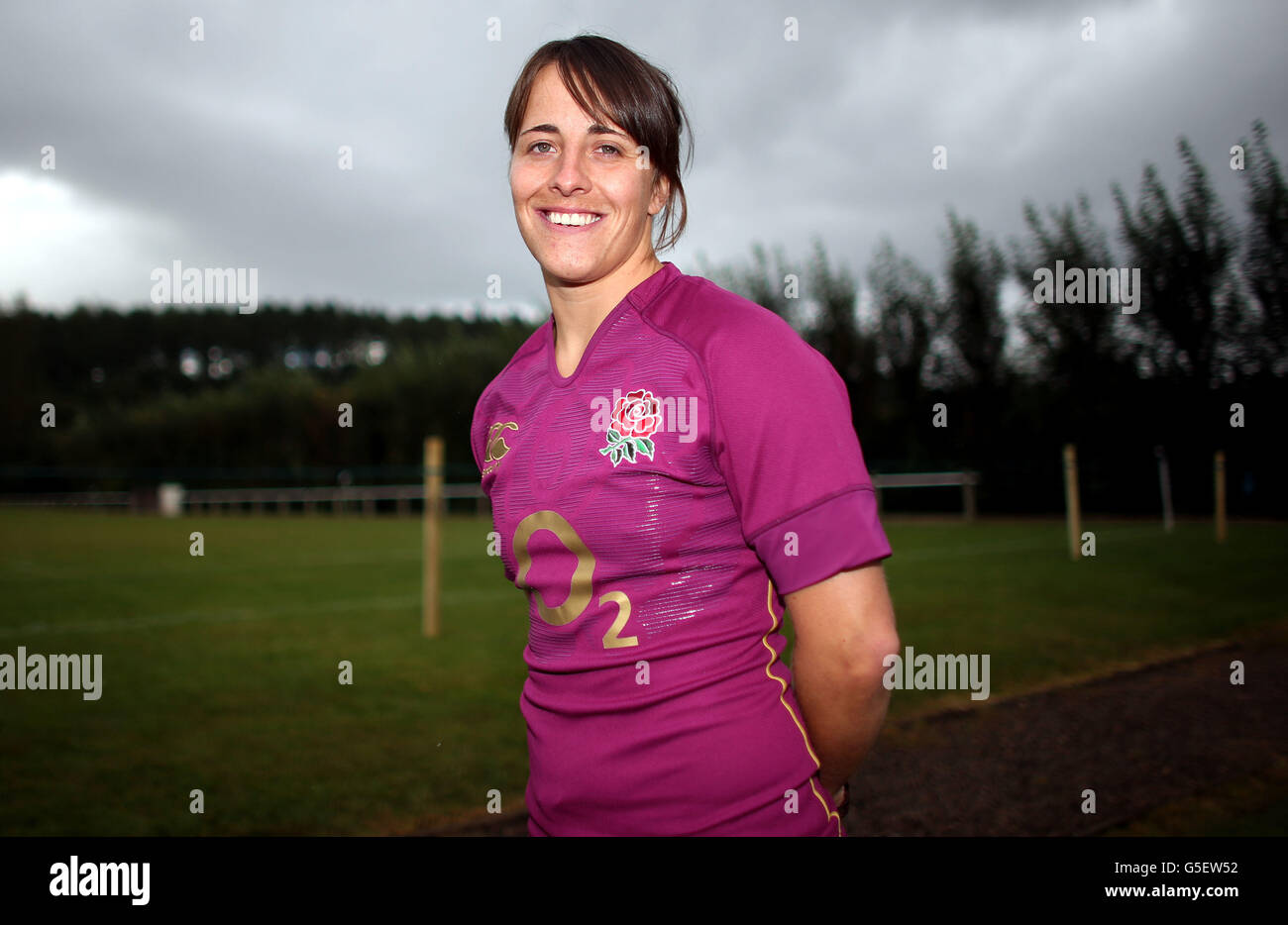 Rugby Union - England Kit Launch - Drybrook Rugby Club Stock Photo