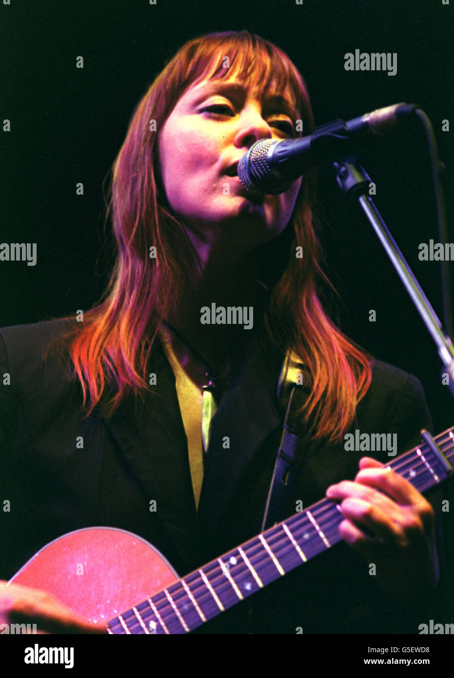 Suzanne Vega Concert Stock Photo Alamy