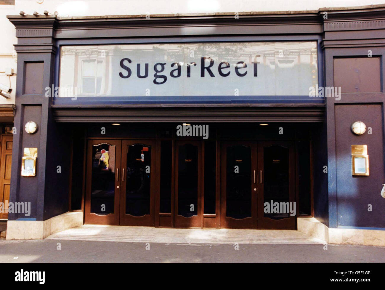 The sugar reef bar in great windmill street hires stock photography