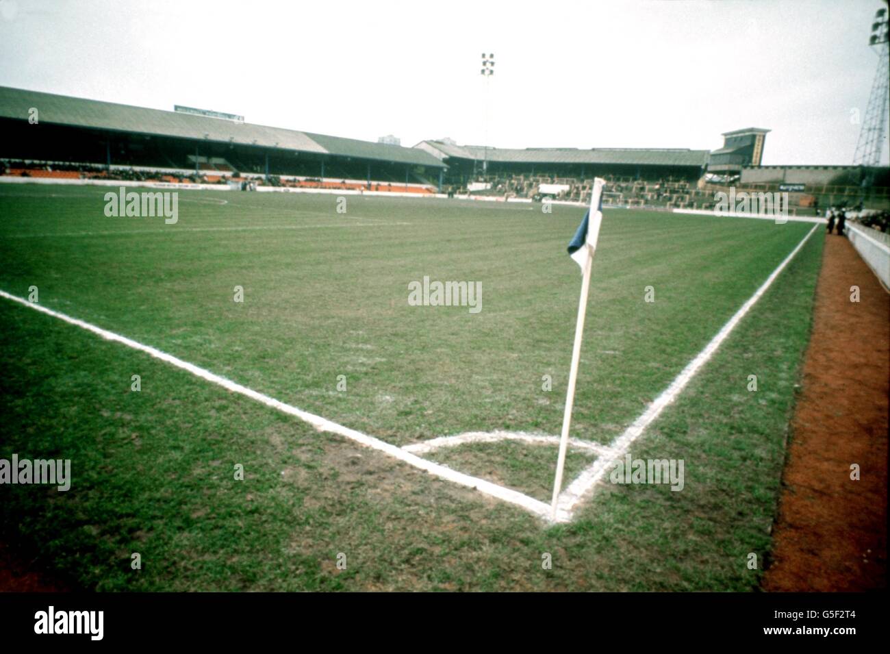 Soccer - English Football League Grounds - The Den. The Den, home of Millwall FC Stock Photo