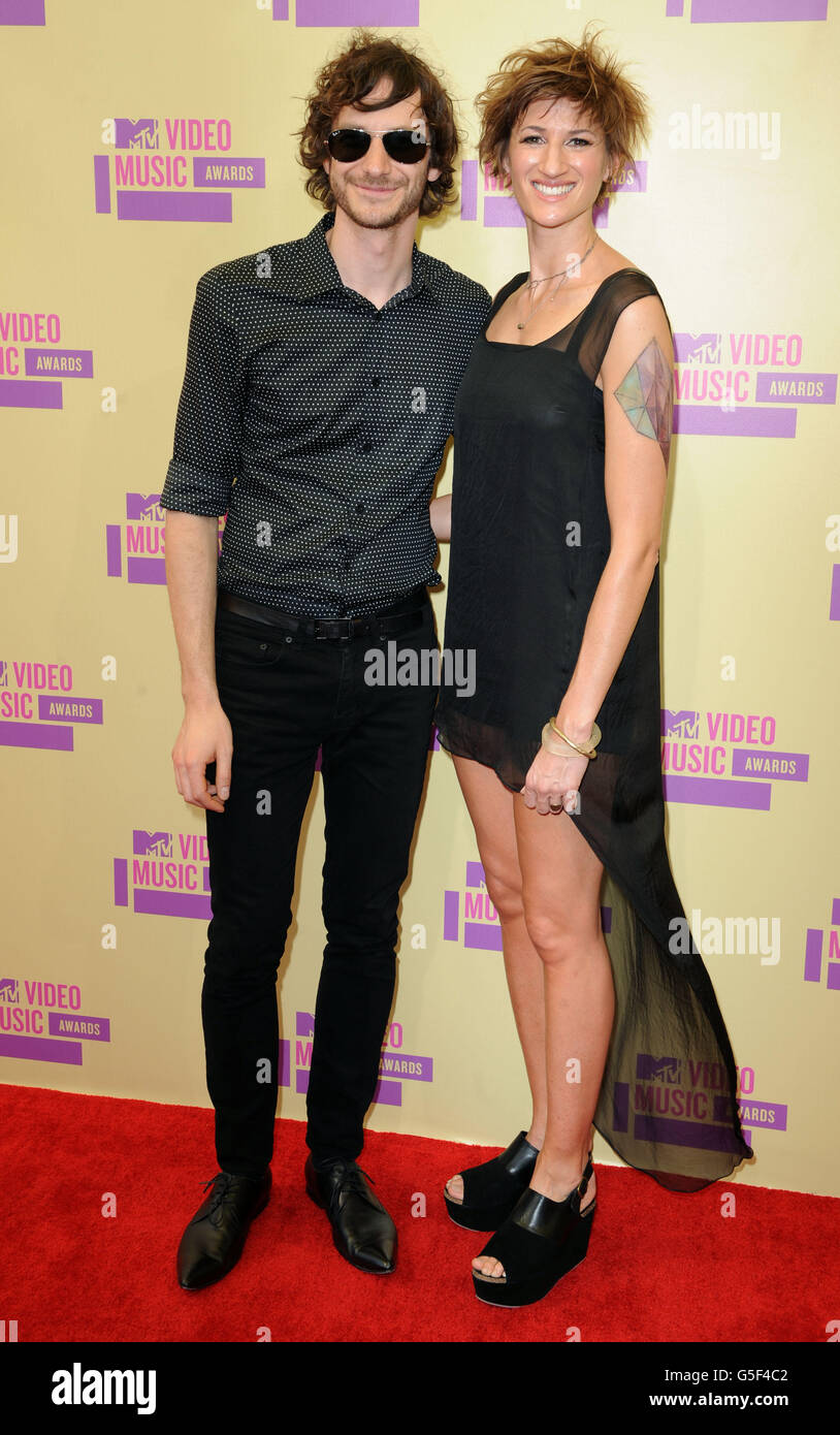 Gotye arriving at the MTV Video Music Awards at the Staples Centre, Los Angeles. Stock Photo