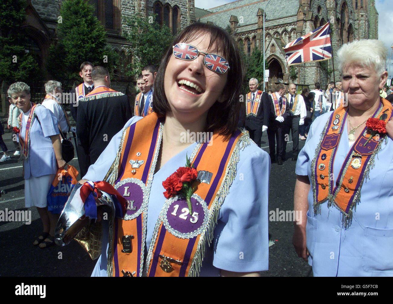 Northern Ireland Orange Parade Stock Photo Alamy