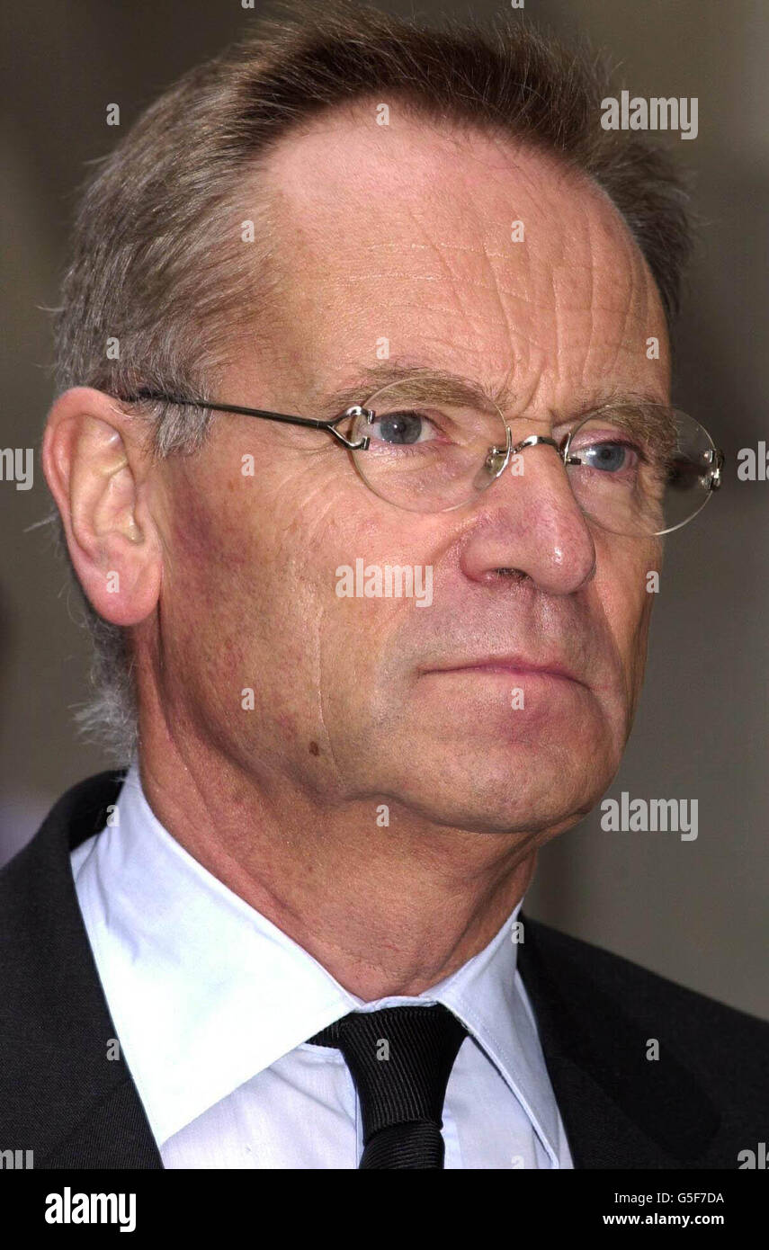 Lord archer during lunch at the old bailey hi-res stock photography and