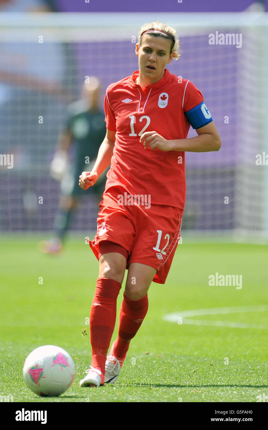 London Olympic Games - Day 13. Christine Sinclair, Canada Stock Photo