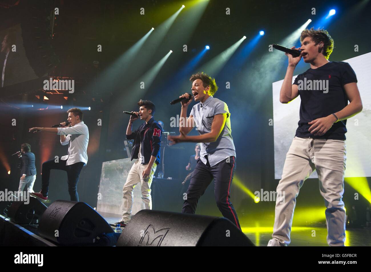 One Direction Round One Direction perform at the Roundhouse in central London, as part of ...