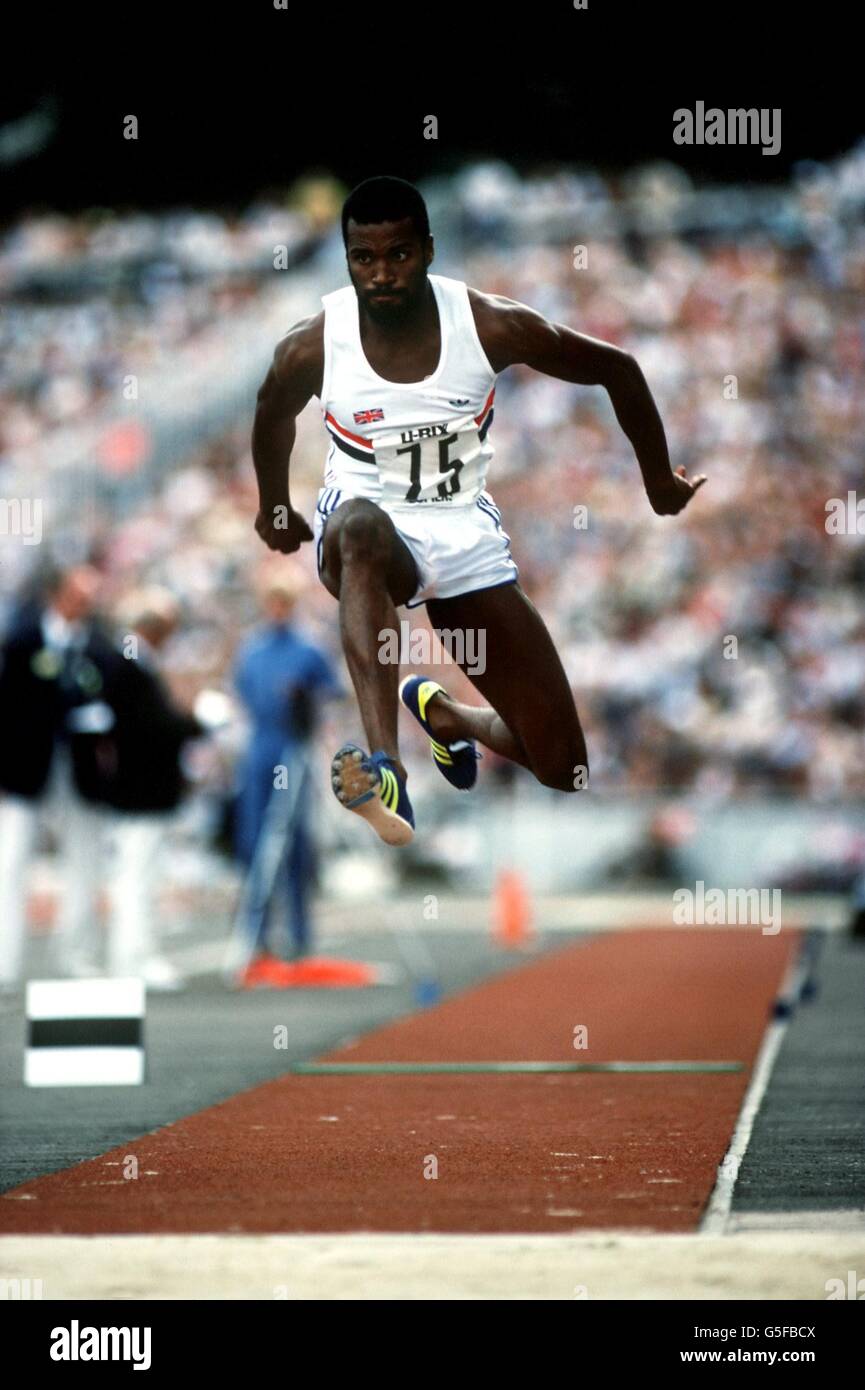 World championships keith connor great britain triple jump 1983 x1 hi