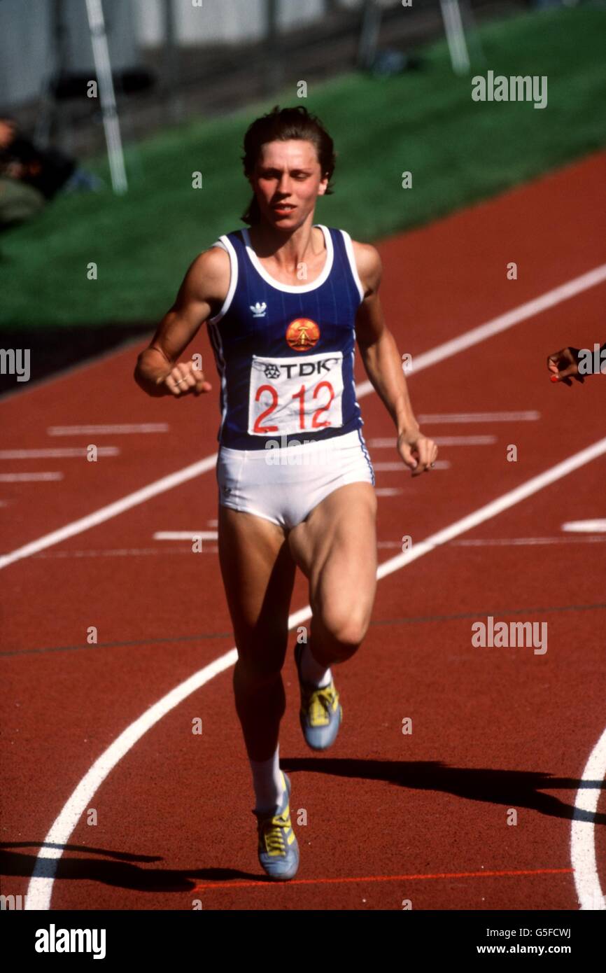 Athletics World Athletic Championships Helsinki 1983 Stock Photo