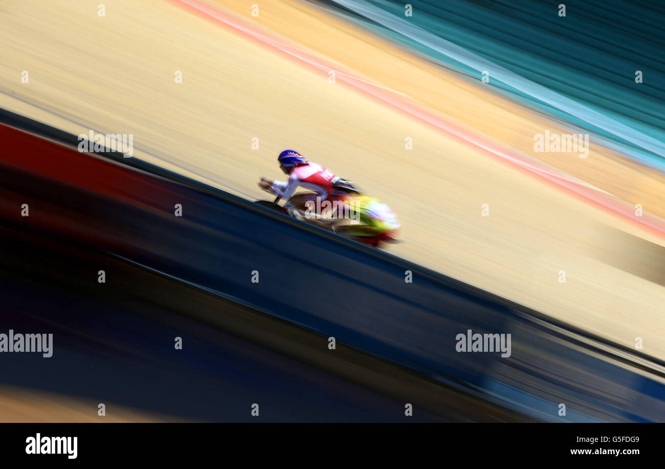 Cycling British National Track Cycling Championships Day One National Cycling Centre Stock