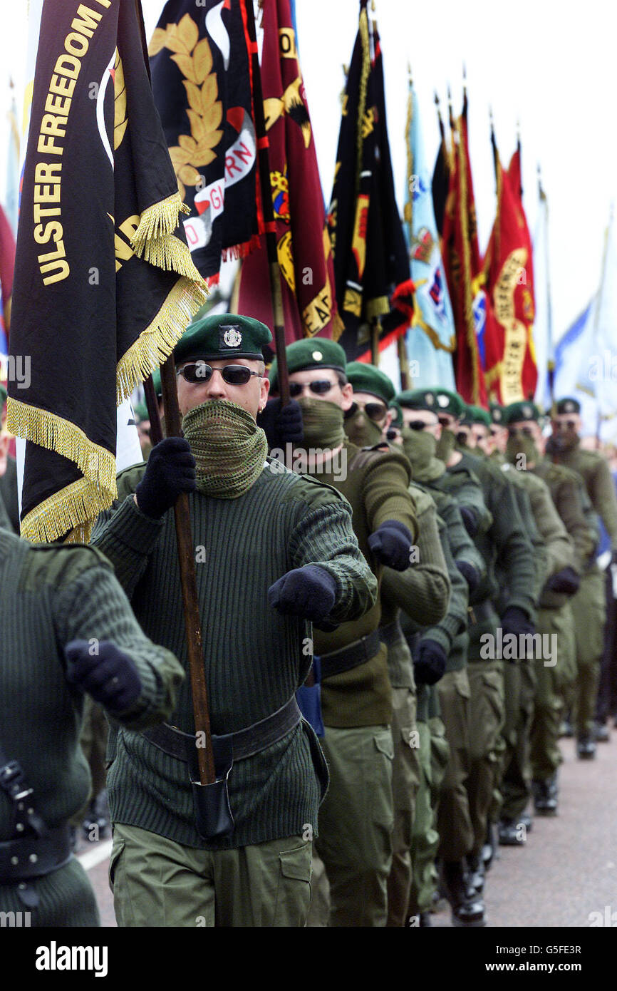 Ulster Freedom Fighters Parade Stock Photo 106675851 Alamy