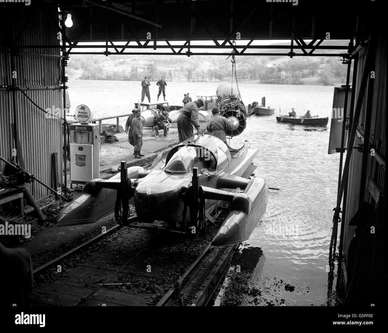 Water Speed Record Donald Campbell Bluebird Coniston Water Lake