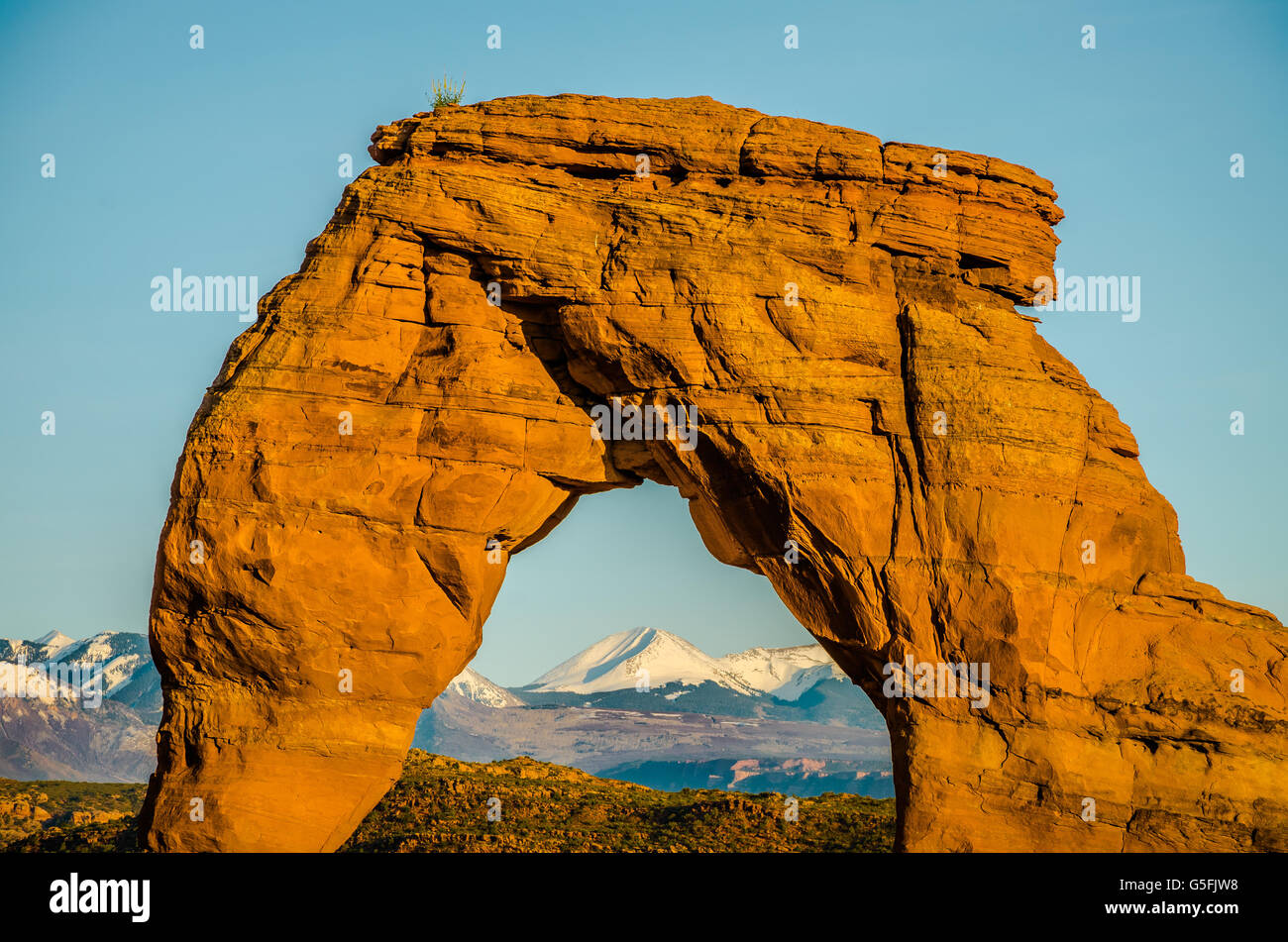 Arches National Park in wonderful Utah Stock Photo