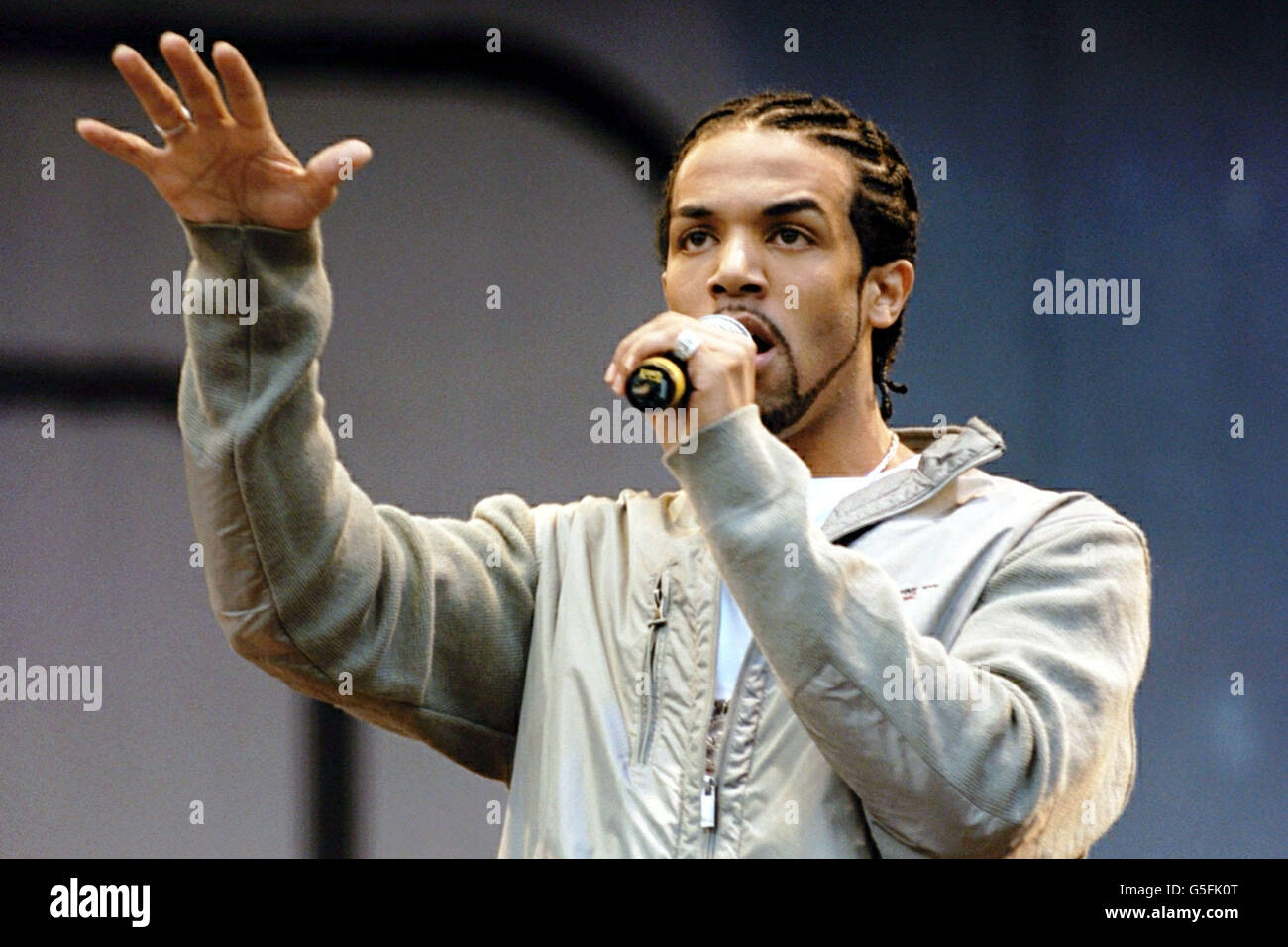 Rnb Singer Craig David On Stage During The Bbc Radio High Resolution ...