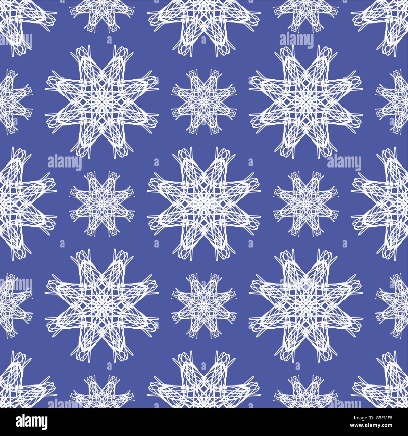 Seamless Texture on Blue. Ornamental Backdrop Stock Vector Image & Art ...