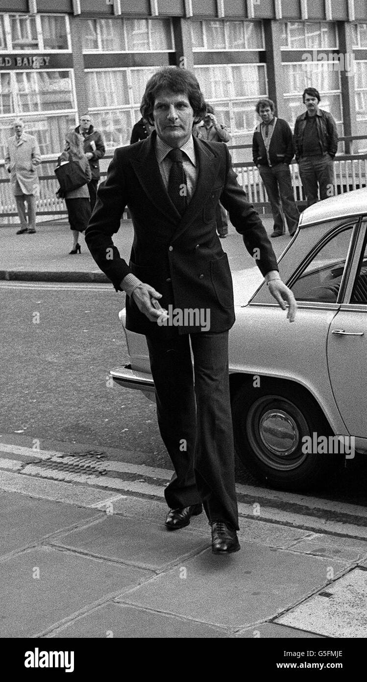 Former male model Mr Norman Scott in London where he is expected to give evidence at the Old