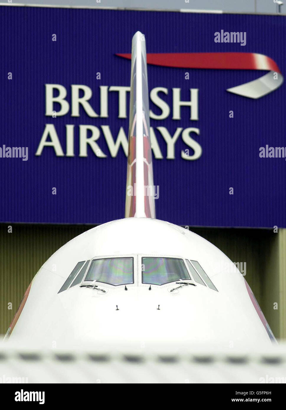 A British Airways Jet At Heathrow Airport. The Management Of BA Have ...