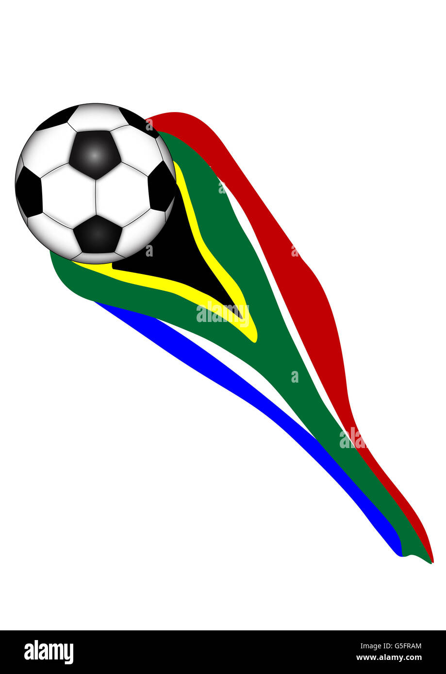 South Africa Soccer Ball Flag Jersey Shirt African Football South Africa Soccer Ball Flag Jersey Shirt African Football