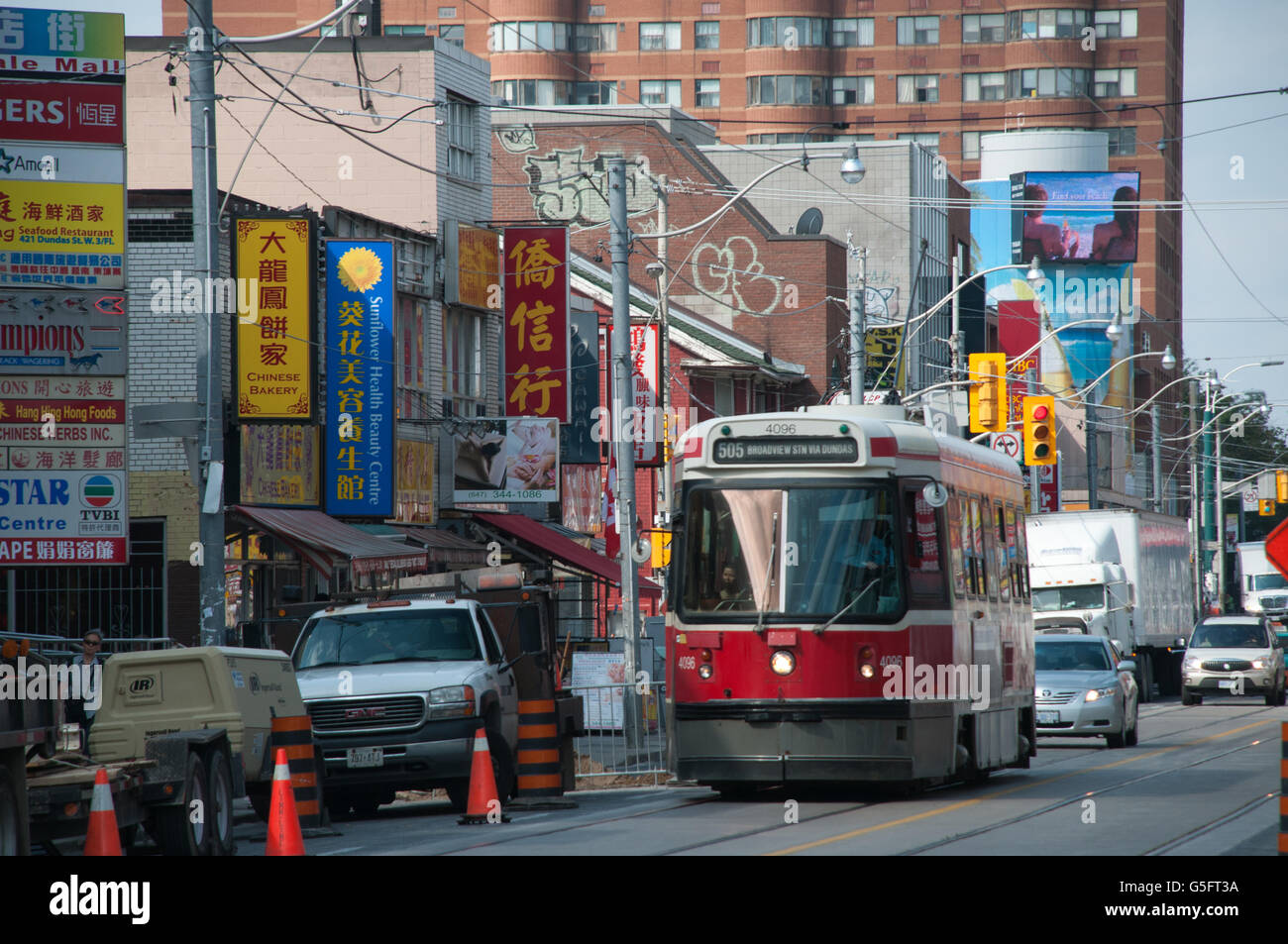 North America, Canada, Ontario, Toronto, Chinatown Stock Photo