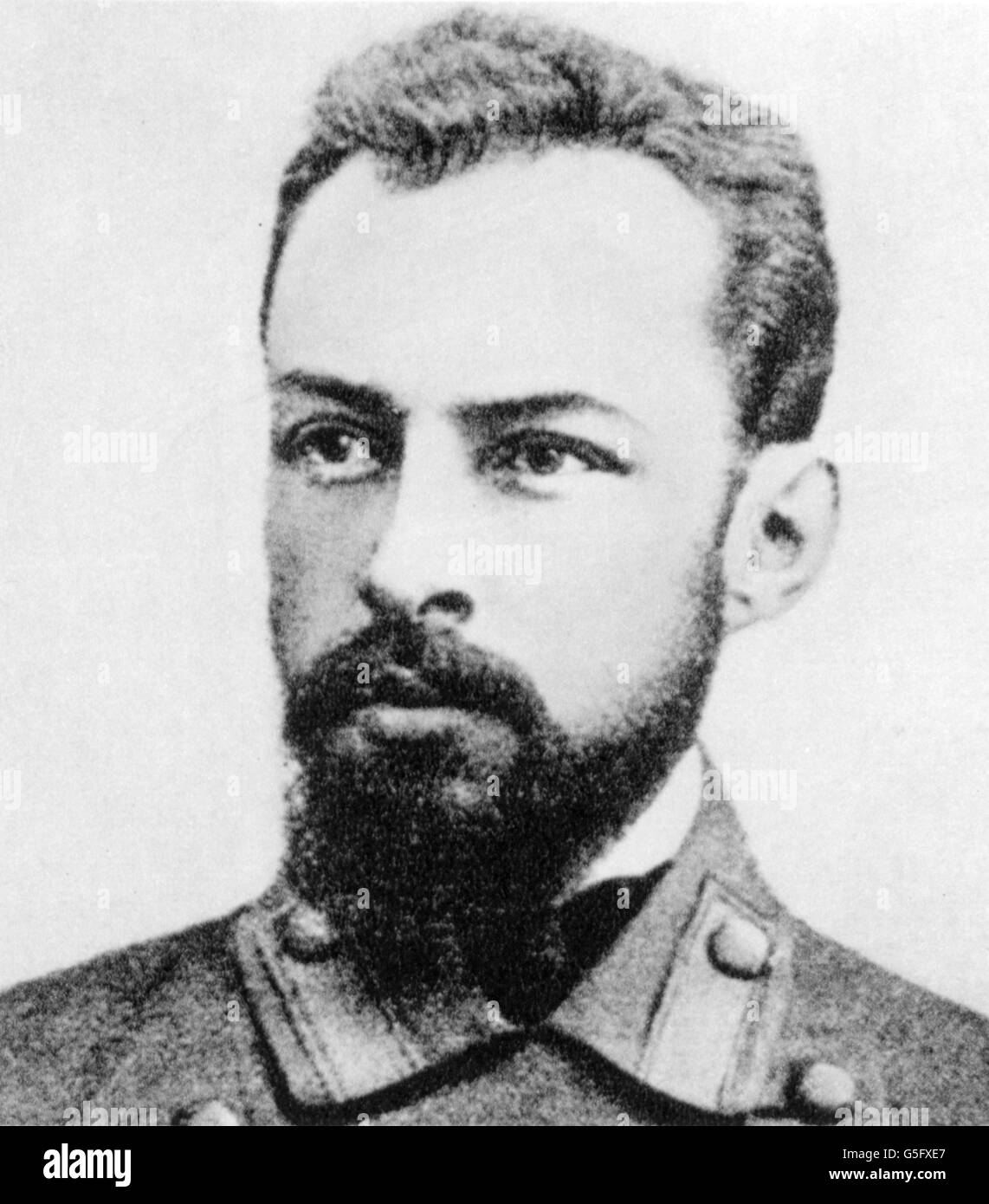 Lenin (Vladimir Ilyich Ulyanov), 22.4.1870 - 21.1.1924, Russian politician, his brother Alexander Ilyich Ulyanov, portrait, circa 1885, Stock Photo