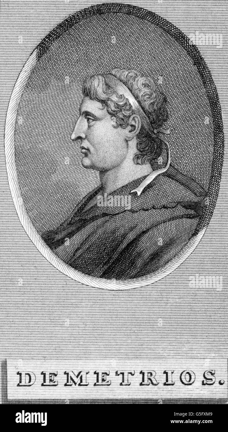 Demetrius I Poliorcetes, circa 336 283 BC, King of Macedon 294 Stock