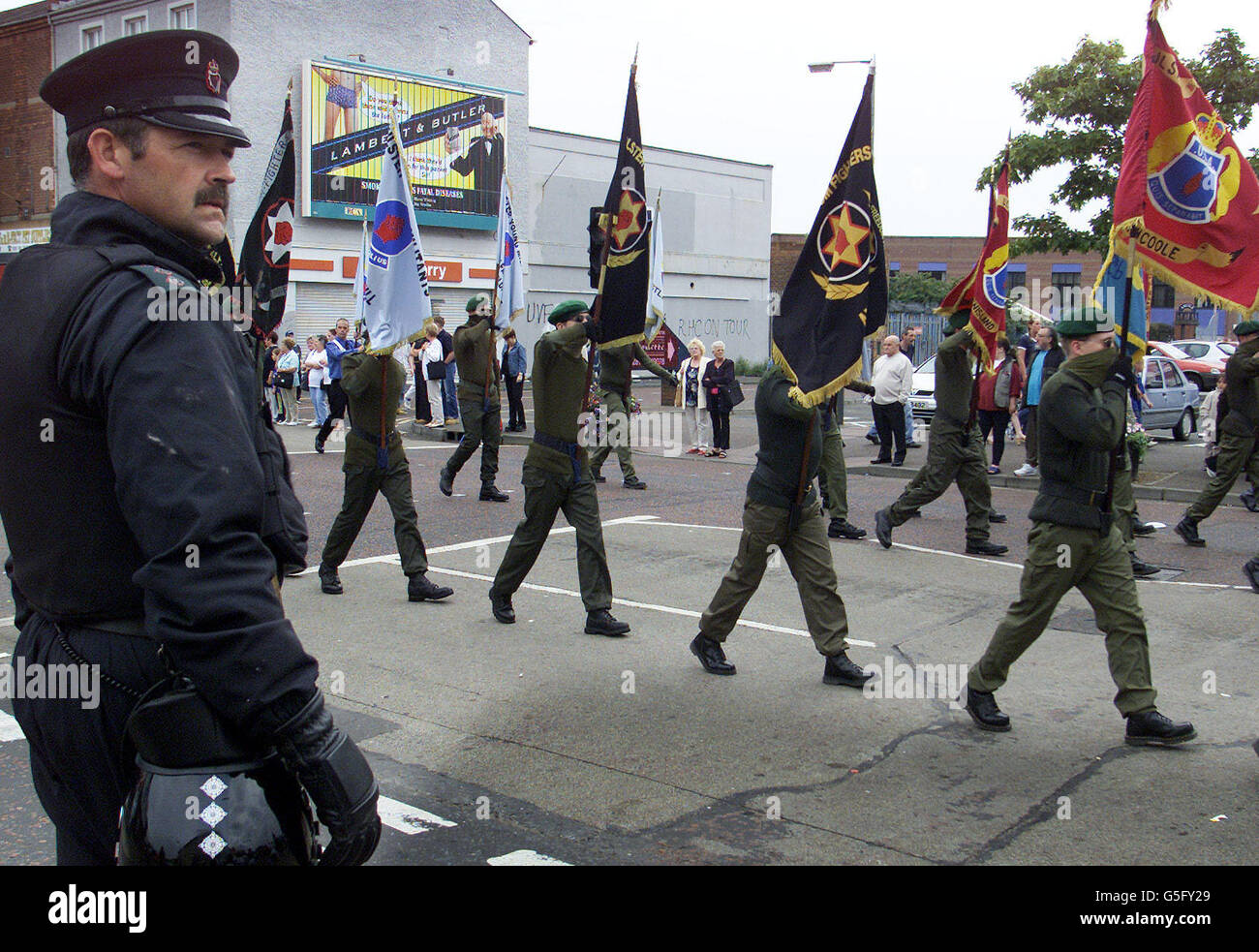 Ulster Freedom Fighters Parade Stock Photo Alamy