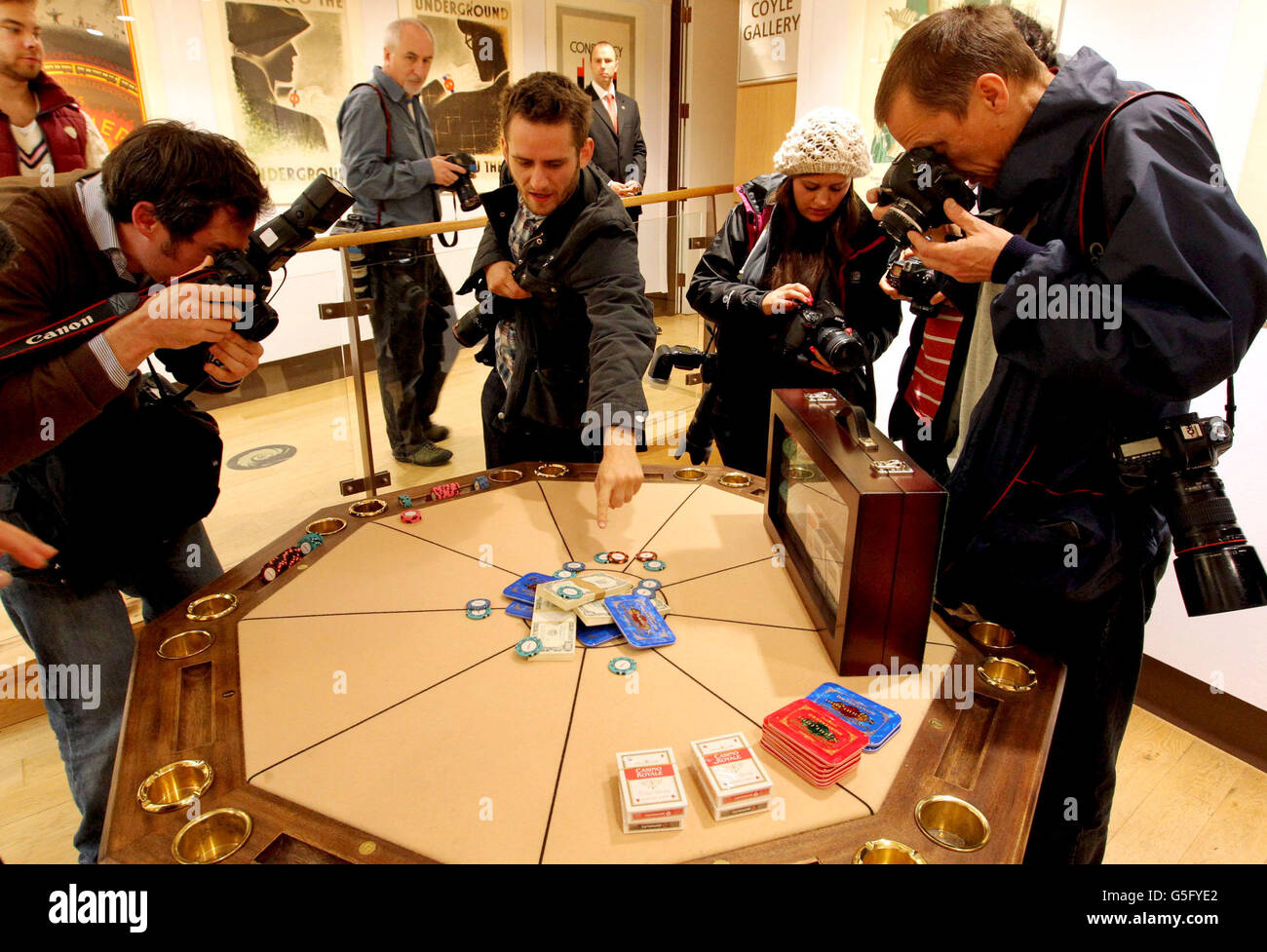 James Bond auction Stock Photo Alamy