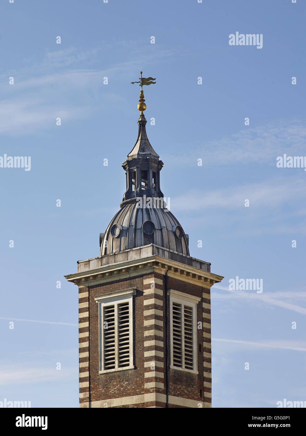 St Benet Paul's Wharf, London church, tower Stock Photo