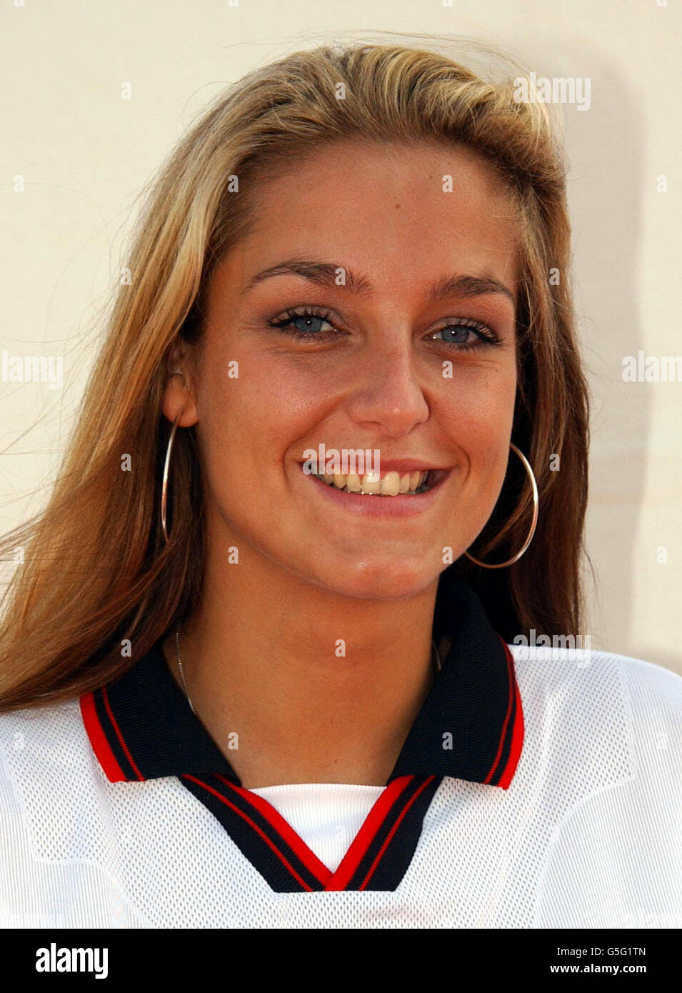 Brookside actress ann marie davies attends the liverpool creamfields