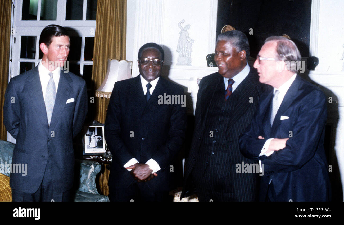 INDEPENDENT ZIMBABWE : 1980 Stock Photo