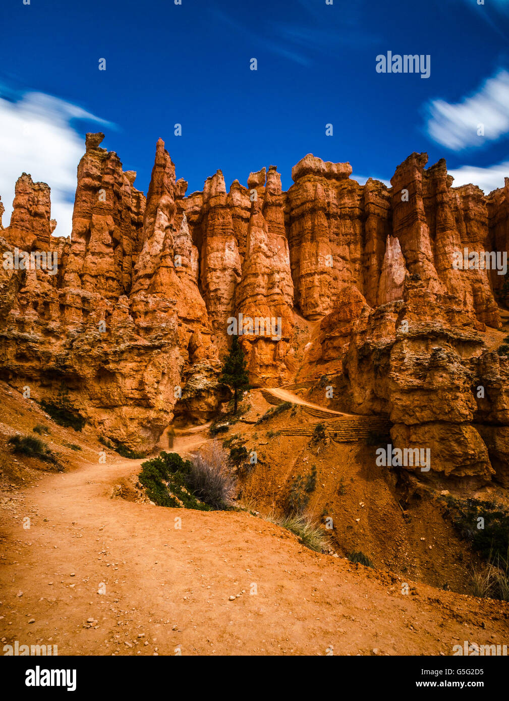 An Adventure in Bryce Canyon National Park Stock Photo