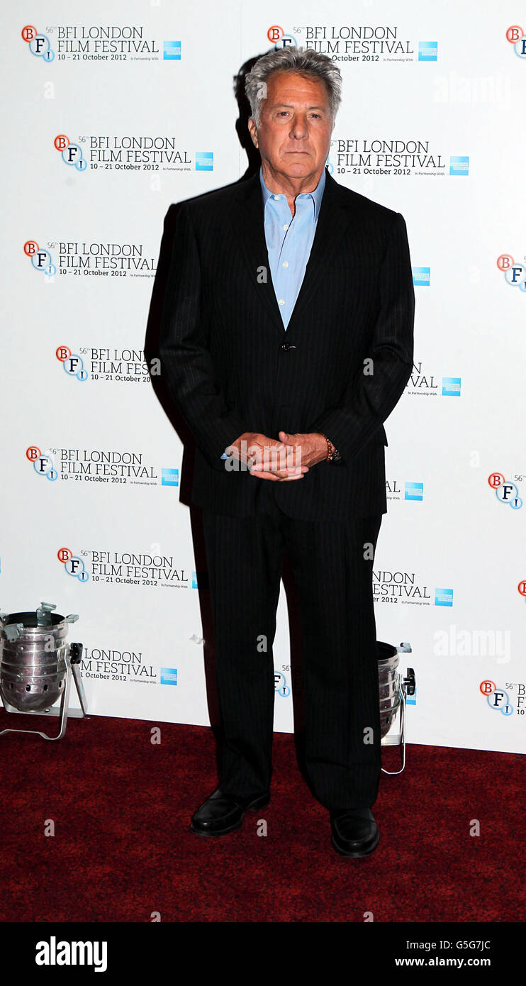 Director Dustin Hoffman arriving at the BFI London Film Festival