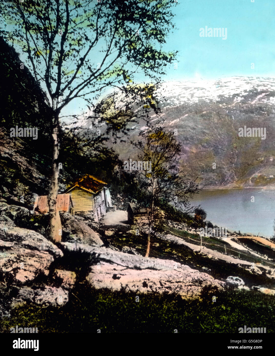 Telemark, Röldal. In the Norwegian province Telemark, the Roed valley ...