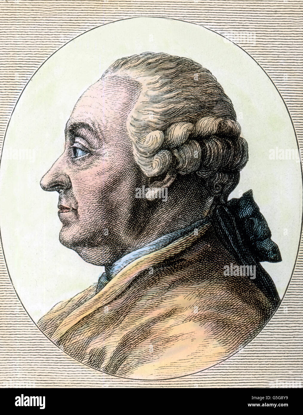 Goethes Vater, Johann Caspar Goethe (1710 - 1782). Goethe's father. man, portrait, lawyer, Europe, Germany, history, historical, 1910s, 1920s, 20th century, archive, Carl Simon, 18th century Stock Photo