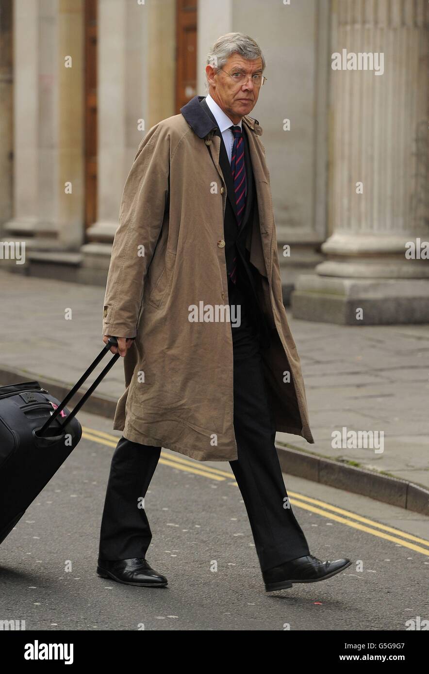 Christopher Halliwell's Defence Barrister Richard Latham QC arrives at