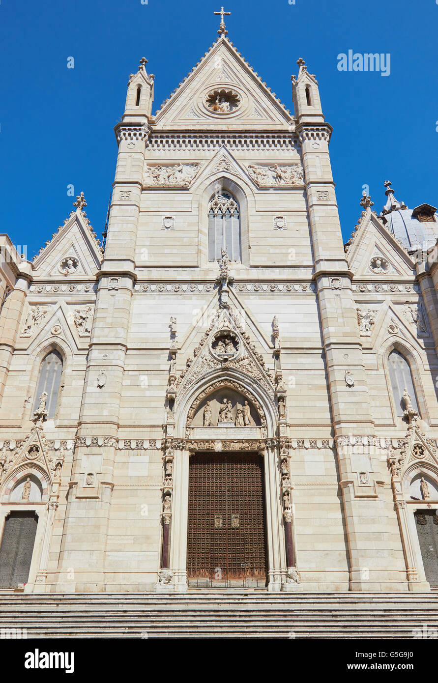 Naples Cathedral Cattedrale Di Santa Maria Assunta Campania Italy Europe Stock Photo