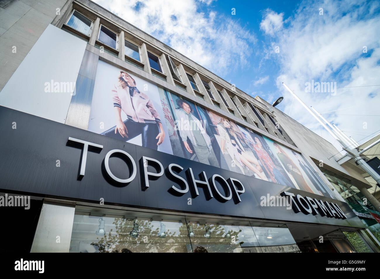 Topshop and Topman store exterior in Southampton Stock Photo - Alamy