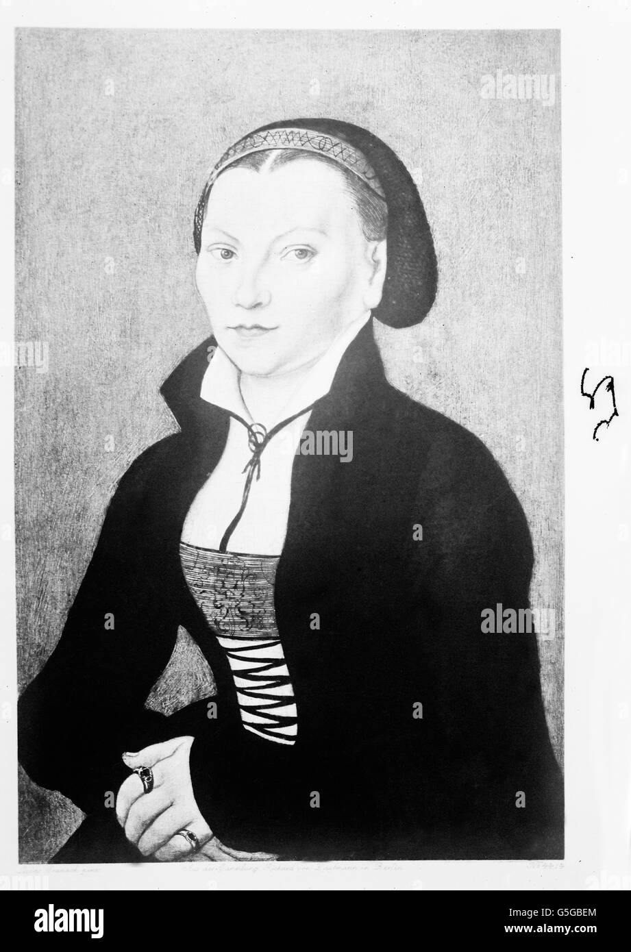 Katharina Von Bora Genannt Die Lutherin Ehefrau Von Martin Luther Stock Photo Alamy