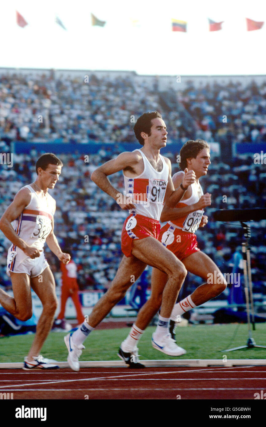 Athletics World Athletic Championships Helsinki 1983 Stock Photo
