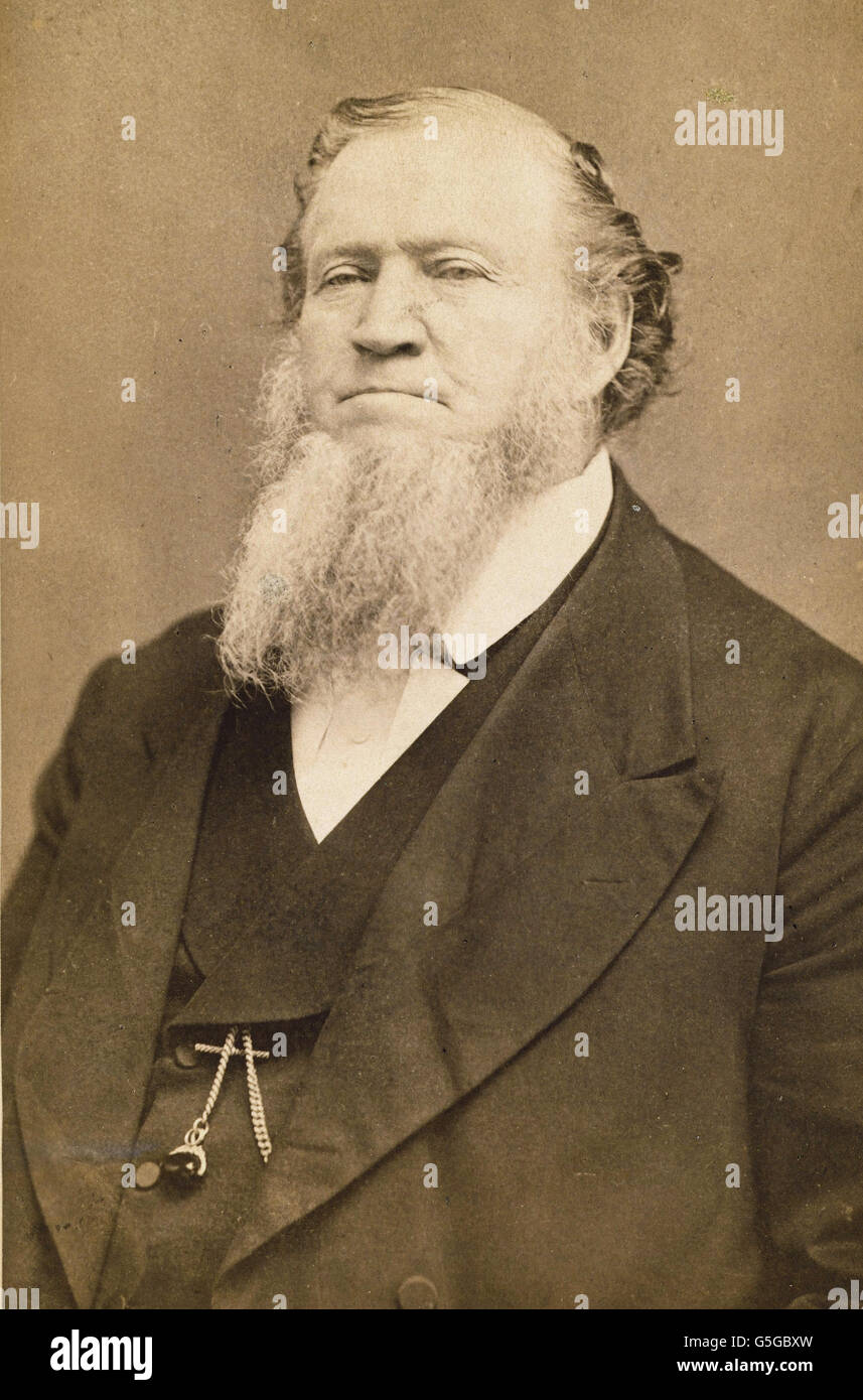 Charles William Carter Brigham Young Stock Photo Alamy