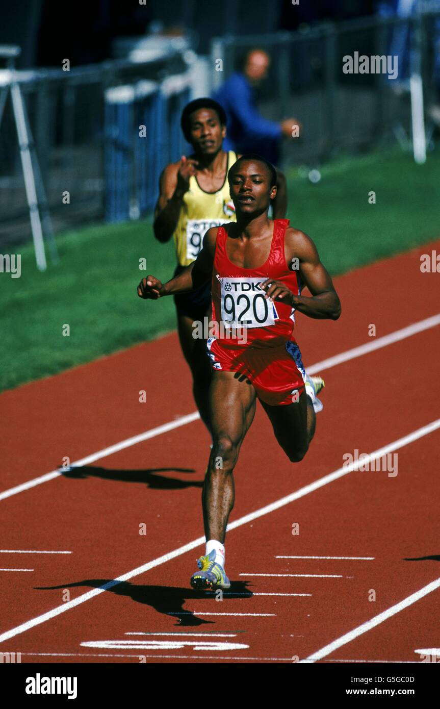 Athletics World Athletic Championships Helsinki 1983 Stock Photo