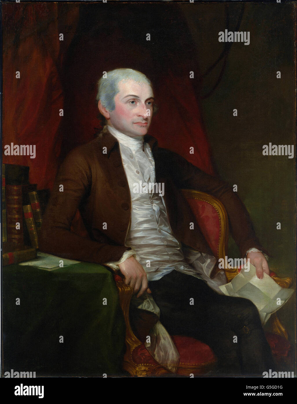 Gilbert Stuart - John Jay Stock Photo
